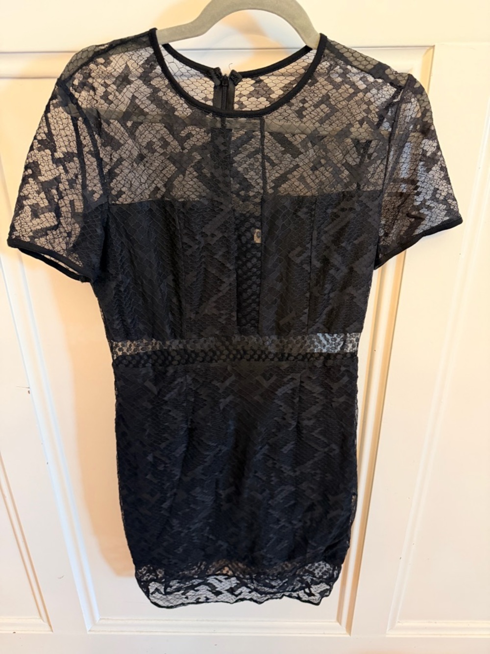 Bailey 44 Black Lace Mini Dress